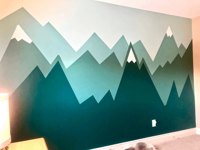 Outdoorsy bedroom large wall mural